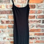 SKIMS  Black Ribbed Tank Maxi Dress Photo 4