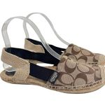 Coach  Rayanne Espadrille Sling Flat Brown/Tan Photo 0