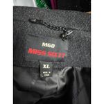 Miss Sixty Wool Blend Military Coat Gray XL Funnel Neck Bell Sleeves Mod Photo 2