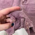 O'Neill O’Neill women’s light wash maroon denim distressed hem short shorts size 25 Photo 1