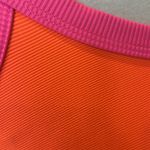 Neon Orange Pink Trim One Shoulder Bikini Top Size undefined Photo 10