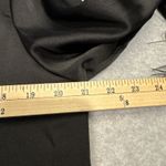 Nadine Merabi Top Womens XL Black Silk Touch Polyester Feather Cuffs Whimsigoth Photo 10