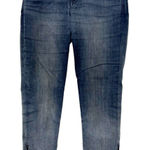 NYDJ Gray Legging Skinny Jeans Zipper Bottom Sz 6 Photo 0