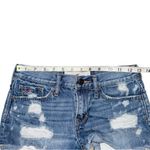 Hollister VTG Y2K Low Rise Micro Mini Denim Jean Shorts Distressed Size 0 / 24 Photo 7