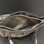 Coach 20165 Turnlock Edie Carryall Gray Pebbled Leather & Suede Shoulder Bag Photo 8