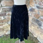 Style & Co . Black Velvet Textured Skirt Photo 2