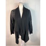 BLANK NYC  Vegan Leather Moto Jacket In Black. Size Medium. Photo 1