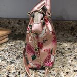 Betsey Johnson  Pink Floral Satchel Is Sweet, Features Crossbody Strap EUC Photo 4