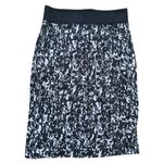 BOSS Straight Stretch Pencil Skirt XL Black White Career Abstract Academia Work Photo 2