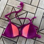 PINK - Victoria's Secret PINK VS Velvet Bikini Top Size S Photo 1