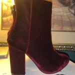 Shoedazzle Velvet Booties Photo 0