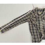 ALLSAINTS Spitalfields Parson Button Down Plaid Women Shirt Size 8 Western Rodeo Photo 12