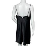 Victoria's Secret  Nightgown Women Large Black‎ Mini Slip Dress Cowl Neck Lingerie Photo 3