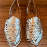 Rogers Saretica Gold Huarache Sandals Size 8 Photo 0