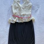 Candie's Candie’s Lace And Black Dress Photo 2