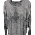 American Eagle Soft Sexy Gray Tie Dye Long Sleeve Size Large Boho Lounge Comfort Photo 0