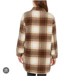 Banana Republic  Brown Plaid Long Sleeve Button Down Shirt‎ Jacket XL Shacket Photo 1