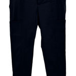 Athleta  Black Cargo Pants Womens Sz 10 Straight Leg Stretch Performance Athletic Photo 0