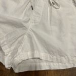 Gap Womens Linen Cotton Blend Shorts Sz Medium White Relaxed Stretch Waist Photo 6