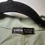 SheIn Sage Green Sleeveless 1-Button Front Vest Size M Photo 1