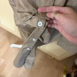 VETTA The Convertible Shirt Dress In Khaki Size Large NWT Photo 6