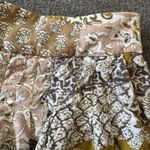 Maeve Anthropologie  Patchwork Pleated Shorts Pull On Flowy XS Boho Cottagecore Photo 4