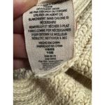 Free People  Oversized Turtleneck Sweater Cream Textured Knit  XS (Oversized) Photo 6