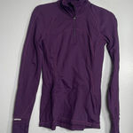 LULULEMON 1/4 Zip Pullover Size 4 Purple Running Active Performance Workout Gym Photo 0