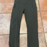 Lululemon cropped cargo style leggings size 4 army green Photo 0