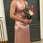 Dusty Rose Bridesmaid Dress Pink Size 6 Photo 3