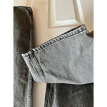 Good American Size 12/31 90s Relaxed Fit Jean 31 Inch Inseam Faded Black Gray Photo 7