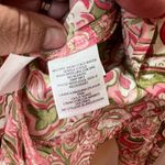 Jones New York Pink & Green Paisley Print Blouse 3/4 Sleeve Professional Top-M Photo 5