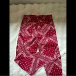 Revice Denim NWT  red bandana jeans 24 Photo 6