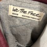 We The Free  Gray and Maroon Sweatshirt Free People Tee Tunic Top Size Medium Photo 1