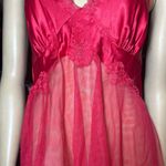 Victoria's Secret Victoria’s Secret Women’s Red Lace Chemise size L Photo 6