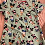 Disney Ice Cream Mickey Scrub Top Photo 0