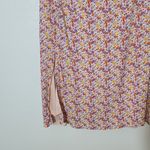 Arula Colorful Floral Print Midi Skirt Size XL Arula Floral Skirt Yellow Photo 1