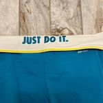 Nike NWOT  women's small blue capri yoga jogger sweatpants Photo 3