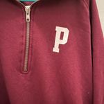PINK - Victoria's Secret Victoria Secret Pink maroon quarter zip Photo 5