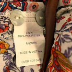 Fig & Flower Womens Multicolor Floral Tunic‎ Polyester Long Sleeve Shift Dress L Size L Photo 6