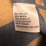 Etcetera E3 by  Women’s XL Rare Wool Blend Knit Coat Gray Mustard Stripe in EUC Photo 6