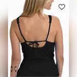 La Blanca Island Goddess Over-The-Shoulder Twist-Front Tankini Top NWOT sz 14 Photo 1