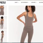 Form Women's Taupe Tank Top Tan Size XS Photo 2