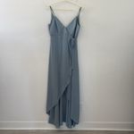 Show Me Your Mumu  Mariah Silver Sage Wrap Maxi Dress Photo 3