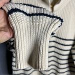 ZARA  Striped Cream Women's Sweater in size Small Photo 4