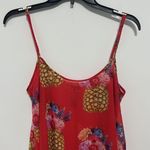 Show Me Your Mumu  Red Pineapple Tank Top Size Med Photo 1