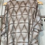 BCBGMAXAZRIA Satin flutter sleeve wrap dress tie dye BCBG Photo 5