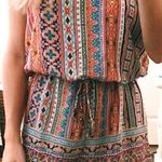 Francesca's Vibrant Print Romper Photo 0