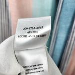 Rails Adora Highland Stripe Tiered Linen Blend Midi Dress in Multi Blue Photo 10