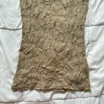 Vintage 90s Y2K Womens Size Medium Tank Top Cami Camisole Floral Tan Coquette Brown Photo 1